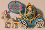 Jada Toys Disney Princess Cinderella Horse-drawn Carriage Rc Radio Control.... Fixed Price $14.99.