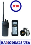 10 X Motorola R2 Uhf Radio AAH11YDC9JA2AN, Antenna, Battery, Belt Clip & Charger. Fixed Price $3790.00.