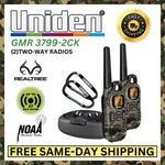 Uniden Long Range Two Way Radios, 22 Channels, Noaa, Includes Charger, Camo. Fixed Price $56.95.