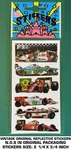 Formula 1 Various - Vintage Original Vinyl Decal Sheet Total 6. Fixed Price $9.47.