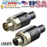 Lekato 5.8G Wireless Microphone System Transmitter Receiver Plug Xlr 100'. Fixed Price $72.99.
