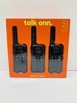 Onn Walkie Talkies 3PACK Up To 23MILE Range Brand New In Box. Fixed Price $34.21.