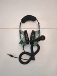 Vintage David Clark Aviation / Railway Headset 40301G-03 Single Plug. Fixed Price $119.99.