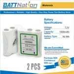 2X 7.2V 1000MAH Nimh Battery For Motorola HNN9044, HNN9056A, Radius P50. Fixed Price $36.18.