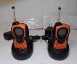 Uniden Two Way Radios Model GMR648-2CK Set Of With Charging Docks. Fixed Price $28.78.