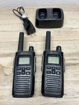 Pair Cobra CH-RX680 Waterproof Two-way Walkie Talkie Radios One Charger. Fixed Price $32.98.