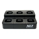 Xlt 6-UNIT Multi-charger For Motorola CP100D/CP185 Radios. Fixed Price $199.99.