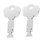 2 Pcs Accessory Fire Alarm Box Key For Gamewell And Elevator. Fixed Price $12.37.