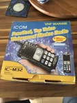 Icom IC-M32 Vhf Two Way Marine Radio Transceiver & Charger Waterproof Guc. Fixed Price $175.00.