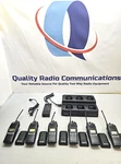 Lot Of Six Icom IC-F4161S 450-512 Mhz Uhf Two Way Radio Bank Charger. Fixed Price $599.99.
