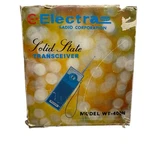 Model WT-400N Electra Walkie Talkie Blue Solid State Transceivers Vintage Set 2. Fixed Price $55.00.