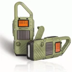 Emergency Noaa Weather Radio Walkie Talkies, Solar/crank, 22 Channel, Sos, 2PACK. Fixed Price $77.99.