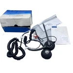 Plantronics Supraplus HW261N Black Wired Over-the-head Wideband Binaural Headset. Fixed Price $16.97.