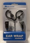 Midland AVP-H4 Black Ear-hook Headsets Brand New Sealed Headphones Earbuds. Fixed Price $16.95.