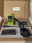 Water-resistant TD-H3 Walkie Talkie 8-BAND Receive, Dual Display, Green Color. Fixed Price $48.00.