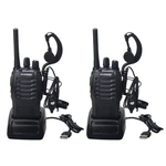 2PCS Walkie Talkie BF-88E Pmr 0.5W 16CH Uhf 446.00625-446.19375MHZ 12.5KHZ Chan. Fixed Price $49.16.