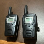 Cobra Microtalk Black Walkie Talkies Two-way Radios Set Of 2. Fixed Price $15.99.