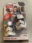 Disney Star Wars Walkie Talkies Static Free Extended Range Storm Trooper. Fixed Price $18.88.