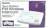 Radio Shack Two-station Fm 2 Wireless Intercoms 43-486 Parents House Safety. Fixed Price $26.05.
