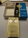 Browni Am Transistor Radio, 702, Original Box Needs Work As Parts Repair. Fixed Price $12.99.
