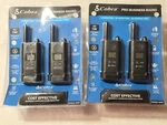 4 New Cobra PX500 Walkie Talkies Pro Business Radios Up To 12 Hr Run-time. Fixed Price $48.99.