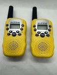 Baofeng BF-T3 Yellow Walkie Talkies Pair 2 Way Radio Handheld Kids Toy Set. Fixed Price $9.99.