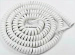 2-PACK Bright White 25FT Radio Shack Phone Long Handset Cord Receiver Curly Coil. Fixed Price $15.49.