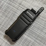 Motorola Tlk 100 Commercial Radio IP54 Black HK2112A With Battery & Belt Clip. Fixed Price $35.00.