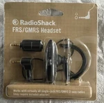Radioshack Frs/gmrs Headset Works With Virtually Single Jack 2 Way. Fixed Price $9.74.