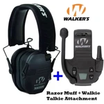 Walkers Razor Slim Electronic Muff + Walkie Talkie Attachment Bundle Black. Fixed Price $95.99.