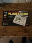 Weather Radio Alerts By Oregon Scientific Vintage WR3000 New Open Box. Fixed Price $24.99.