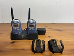 Cobra Microtalk FRS115 2 Way Radios Set Charger Clips Manual Tested. Fixed Price $34.99.