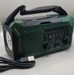 WR5 Emergency Solar Hand Crank Radio 10000MAH Weather Am Fm Flashlight. Fixed Price $35.99.