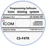 Icom CS-F4TR Revision 1.6.1 Programming Software For IC-F4TR Radio. Fixed Price $25.99.