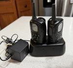 Uniden Walkie Talkie Two Way Radios With Charging Base RC6248. Fixed Price $19.99.