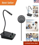 Window Intercom System Dual-way Microphone Speaker Office Bank Hospital. Fixed Price $121.55.
