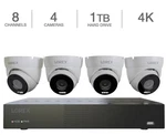 New Lorex Connect 4K 8-CHANNEL 1TB Nvr System Smart Security Lighting Cameras. Fixed Price $469.95.