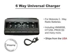 Two-way Radio 6 Ports Bank Charger For Motorola Battery HNN9008 HT1250 750 1550. Fixed Price $239.00.