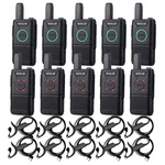 Retevis RT18 Walkie Talkies With EARPIECE,2 Way Radios Long Range,dual Black. Fixed Price $226.65.