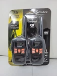 Cobra Micro-talk 35 Mile Two Way Radio 2PK Black (CXY805). Fixed Price $29.99.