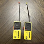 2 Vintage General Electric Ranger Yellow Toy Walkie Talkie Radios Handheld. Fixed Price $17.50.