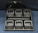 Kenwood KMB-27 6-UNIT 2-WAY Radio Multi Charger Adapter Base W/KSC-37S. Fixed Price $130.00.