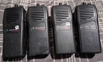 Lot Of 4 Motorola Radius GP350 Black Uhf 2-CH. 2-WAY Radios For Parts As Is. Fixed Price $25.00.