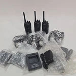 Lot Of 3 Eartec Scrambler MC-1000 Simplex Wireless Plus 2-WAY Radio W/ Piece. Fixed Price $199.88.
