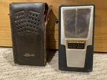 Vtg Lafayette HE-29A Citizens Band Walkie Talkie W/leather Case Untested. Fixed Price $24.95.