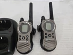 2 Motorola Talkabout T9580R-SAME Way Radios, Base & Chargers Free Ship. Fixed Price $36.99.