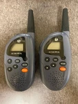 Audiovox FR1420A 2-WAY Radio Walkie Talkie Set (no Chargers). Fixed Price $19.00.