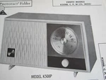 Zenith K508B, K508C, K508P, & K508W Radio Photofact. Fixed Price $6.50.