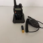 Btech UV-5X3 Tri-band Radio: High-power Amateur Handheld Missing Ac Adapter. Fixed Price $49.99.