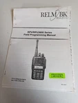Relm RRPV/RPU3600 Field Programming Manual. Fixed Price $20.00.